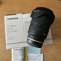 Sonyレンズ TAMRON 17-28mm F/2.8 Di ...