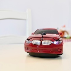新品未使用・BMW 光学マウス 赤