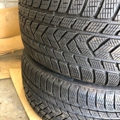 バリ山 ポルシェ カイエン 21インチホイール&スタッドレスタイヤ ツライチ