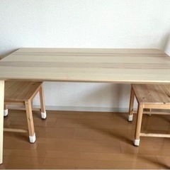 IKEA ダイニングテーブルセット(チェア2脚)