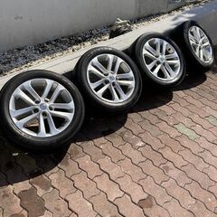 日産 純正17インチホイール 215/55R17（2019年製）タイヤセット4