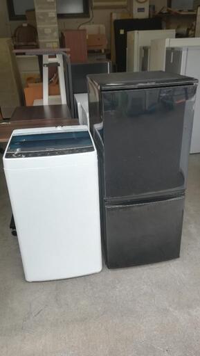 送料無料セット13⭐配送と設置は無料サービス⭐シャープ冷蔵庫137L＋ハイアール洗濯機4.5kg