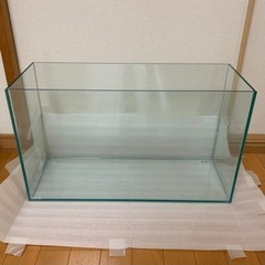 熱帯魚用水槽 60cm 25cm スリム水槽 フレームレス