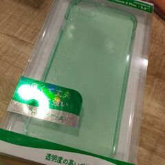 iphone6/6s ハードケース　クリアグリーン　新品未使用品