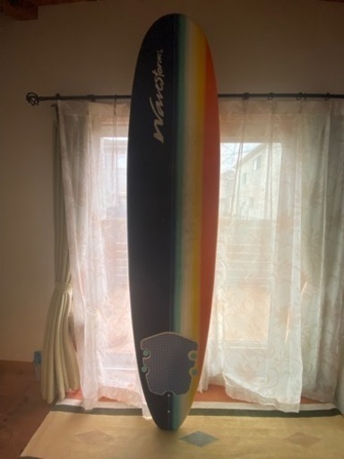 ロングボード コストコ 8.0ft ロングボード ソフトボード フィン付き 8