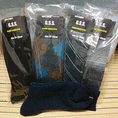 4点 LOFTで購入! G.S.S.メンズ用 ソックス【未使用品】