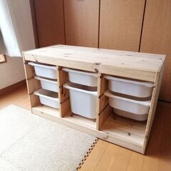【中古】 IKEA トロファスト Trofast 18534 +...