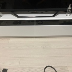 テレビ台　北欧　ホワイト　鏡面AVボード