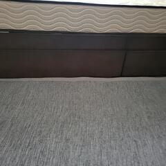 ニトリ　シングルベッド　マットレス付き　収納付き　ほぼ未使用