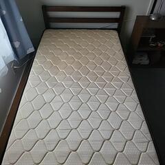 ニトリ　シングルベッド　マットレス付き　収納付き　ほぼ未使用