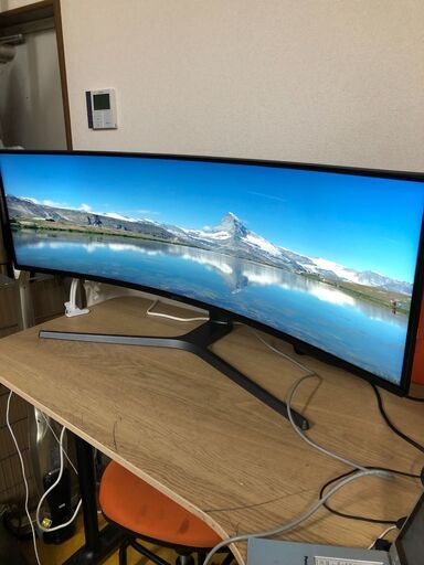 2020年製 SAMSUNG C49HG90DMK ウルトラワイド ゲーミング モニター