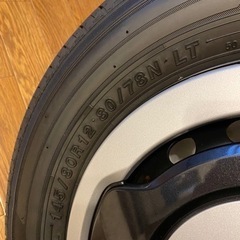 タイヤホイールセット Nバン純正