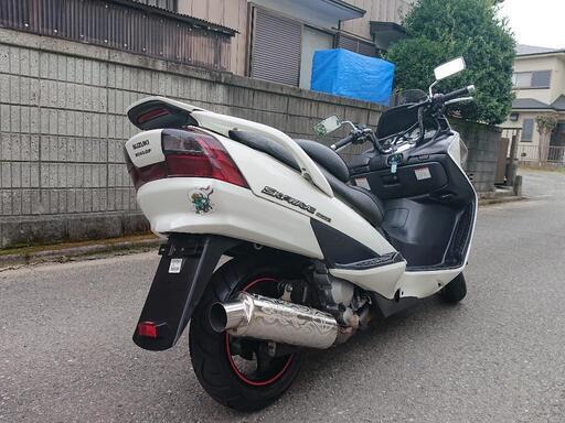 【売約済】高額マフラー装着  ベース・部品取り・そのまま乗っても   スズキスカイウェイブ250S 売約済】高額マフラー装着 ベース・部品取り・そのまま乗っても スズキ