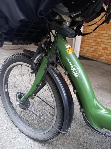 電動自転車 YAMAHA PAS kiss カーキ 3人乗り対応　15 100000001008818818_10218.jpg