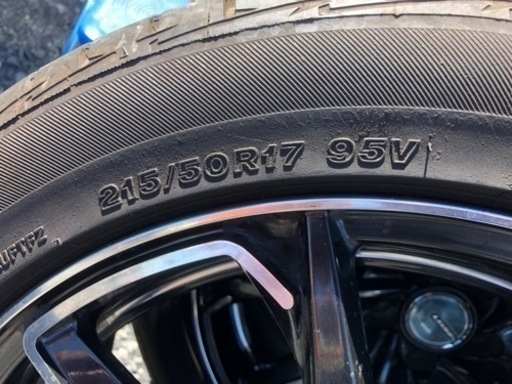 車のパーツ weds LEONIS 215/50r17 17インチアルミホイール