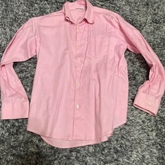130 男の子用ピンクシャツ