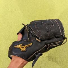 ミズノプロ　

グローブ

ピッチャー用

ブラック

捕球面スレあり