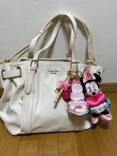 サマンサタバサ トートバッグ ディズニーコラボ ミニーちゃん Odo Una Py