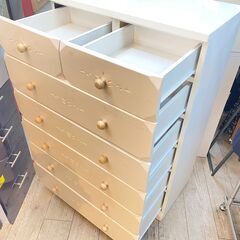 ニトリ LESTY 6段チェスト 北欧 カントリー調★買取帝国 志木店