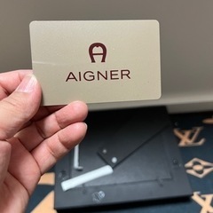 AIGNERのバッグ/ベージュピンク牛革 AIGNERのバッグ/ベージュピンク牛革