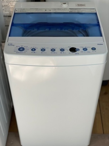 送料・設置込み　洗濯機　5.5kg Haier 2019年