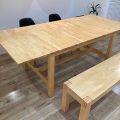 IKEA NORDEN ノールデン ダイニングテーブル　伸長　エクステンション