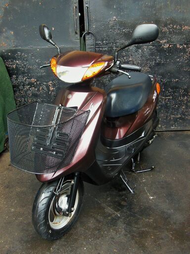 YAMAHA JOG 4スト FI　ブラウン籠付き 低燃費 セル始動 好調 OIL交換　シート張り替え 軽整備点検済み すぐ乗り出せます 直接引き渡し　配送手配可