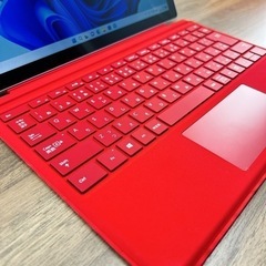美品】赤Surface Pro 4☘爆速SSD搭載☘Corei5☘office