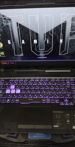 10月14日締め切り。美品！ASUSゲーミングノートパソコン　2021年発売のIntel第11世代