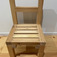 木製の小さな椅子