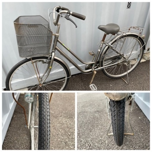No.227【ノーマルLEDライト,外装6段変速】★激安★ 中古自転車 ママチャリ  26インチ 軽整備済み 安い 防犯登録 町田市 麻生区 神奈川 No.227【ノーマルLEDライト,外装6段変速】☆激安☆ 自転車 ママチャリ