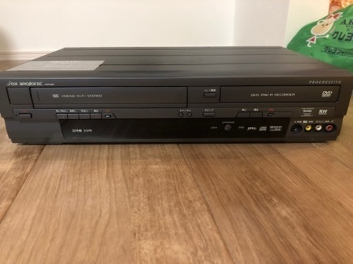 VHSからDVDにダビング可能！！DVDビデオデッキ(録画可能)