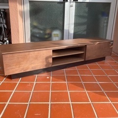 テレビ台　150cm TVボード　テレビボード　ダークブラウン　茶色　収納　リビング　1342