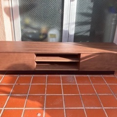 テレビ台　150cm TVボード　テレビボード　ダークブラウン　茶色　収納　リビング　1342