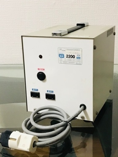 変圧器　通電・作動確認済み　100Vアダプター付