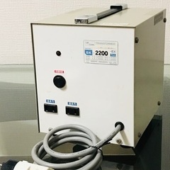 変圧器　通電・作動確認済み　100Vアダプター付 変圧器 通電・作動確認済み 100Vアダプター付