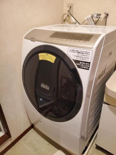 【美品】日立　ドラム式洗濯機　 BD-SV110FL　2020年製