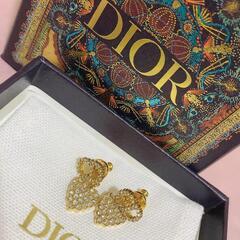 Diorハートピアス本物正規