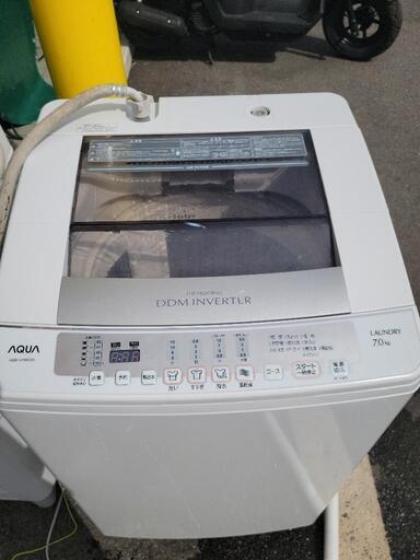 【SALE】アクア　７kg洗濯機　AQW-V700C　中古　リサイクルショップ宮崎屋佐土原店22.10.10K