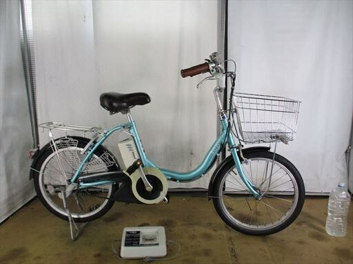 C274★整備済み　中古電動自転車　BS　assista　アシスタ　ブルー　7.5Ahバッテリー良好★【20インチ】