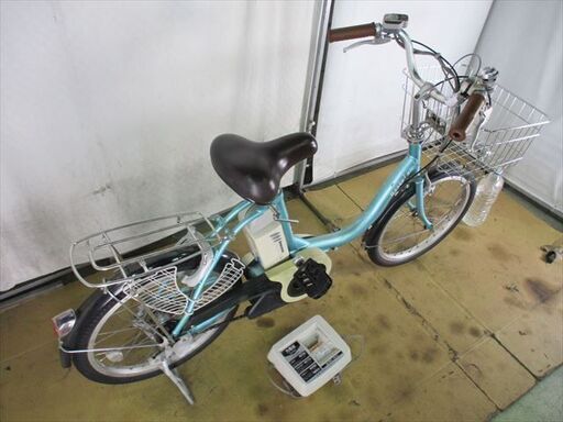 C274☆整備済み 中古電動自転車 BS assista アシスタ ブルー 7.5Ah