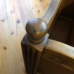 カリモク　マガジンラック　アンティーク