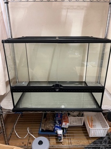 爬虫類ケージ60 飼育セット着き