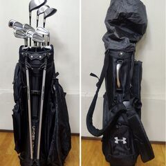 アスリート向け！Titleistのクラブ及びアンダーアーマーキャディバッグセット
