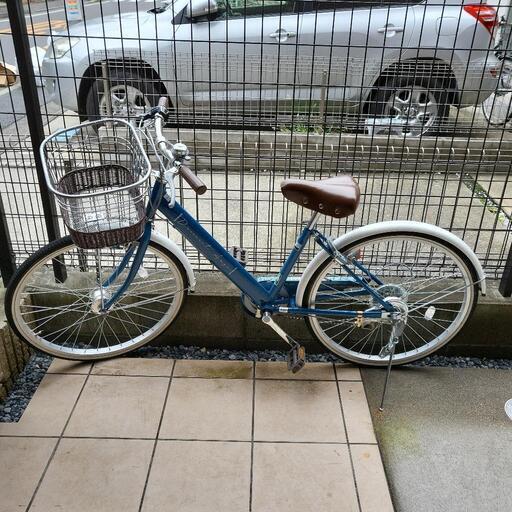ダカラットアンジュ24型 ブルー子供用自転車