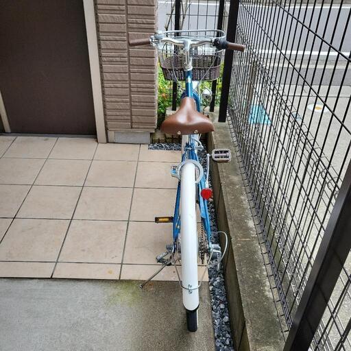 ダカラットアンジュ24型 ブルー子供用自転車