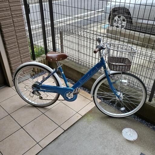 ダカラットアンジュ24型 ブルー子供用自転車