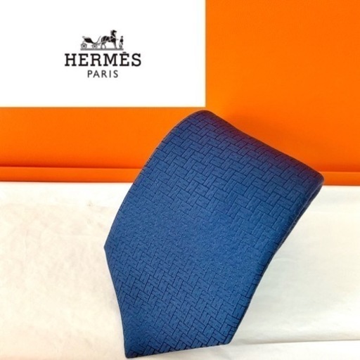 新品未使用　⭐︎HERMES⭐︎ メンズ　ネクタイ　H柄　40％OFF