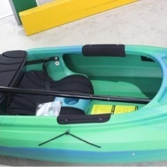 カヤック一人乗り、オール、トローリー、救命着