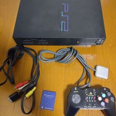 PS2本体+メモリカード+ソフト1本　